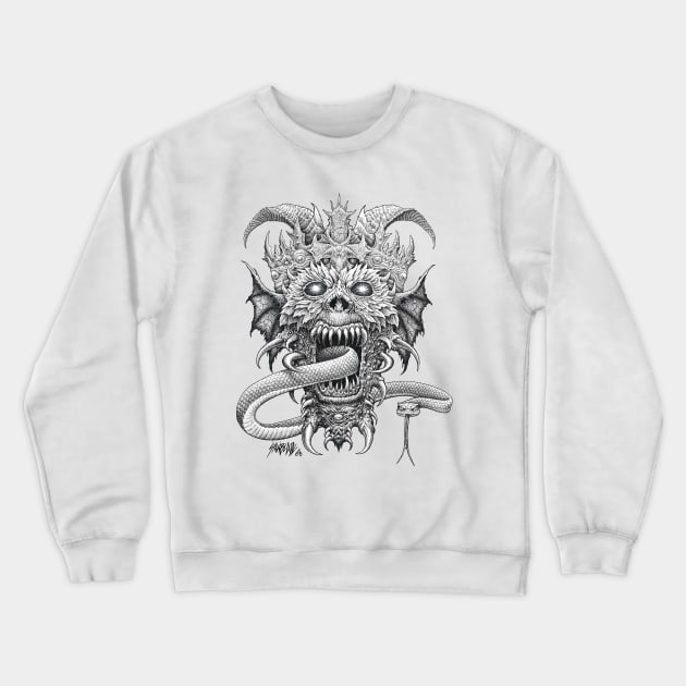 Demon King Crewneck Sweatshirt by sawblade666